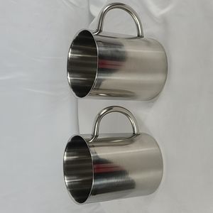 Free Add-on Item -Set of 2 Stainless Steel Coffee Mugs